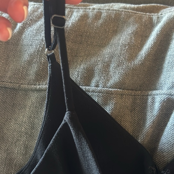 Dress The Population SZ XXS Black Spaghetti Strap Dress Fit & Flare - Picture 5 of 7